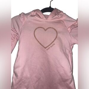 🍀 5/$25🍀‎ Girls nwot size 2T pink hoodie body glove brand